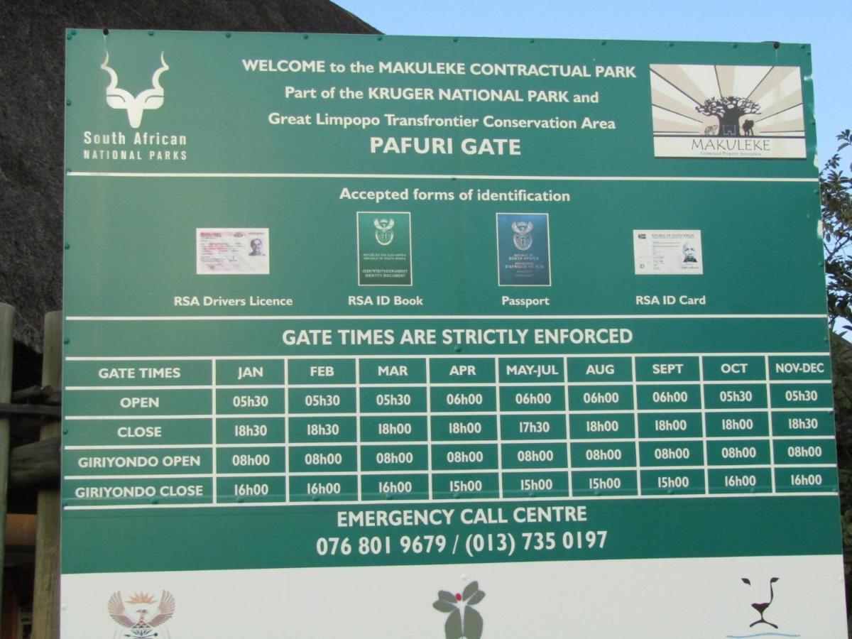 Pafuri Gate * Mabiligwe